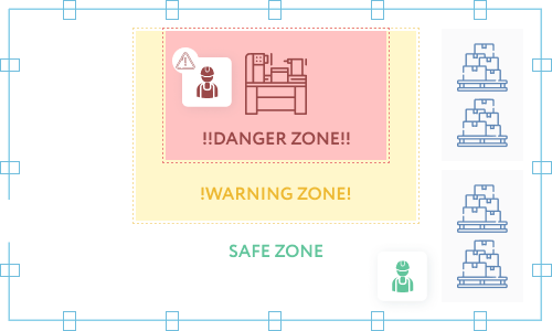 Monitoring hazardous zones